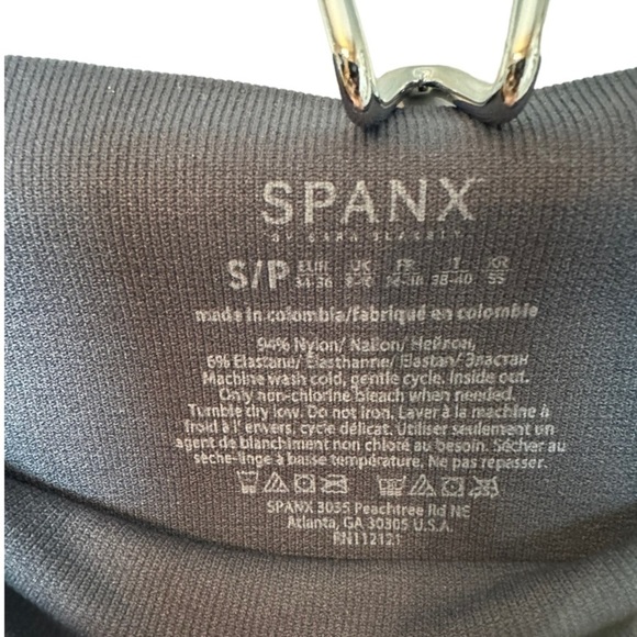 SPANX Black Camouflage Leggings- small - Picture 5 of 8